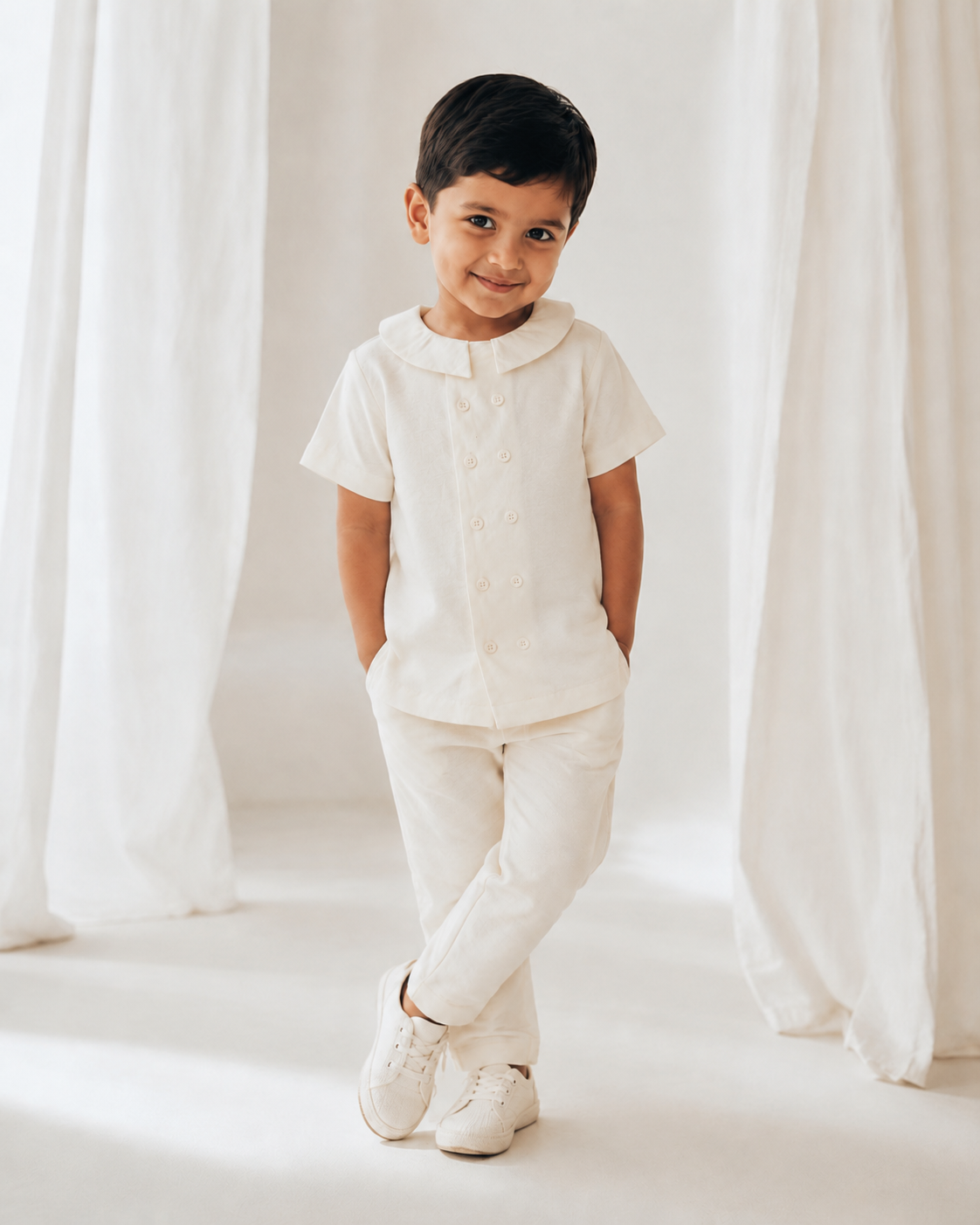 Grandparents' Visit Set | Oslo Shirt & Positano Pants