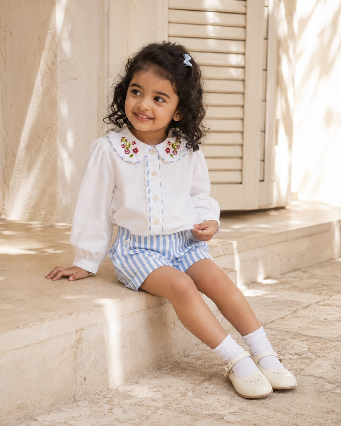 Holiday Set | Capri Blouse & Nice Shorts