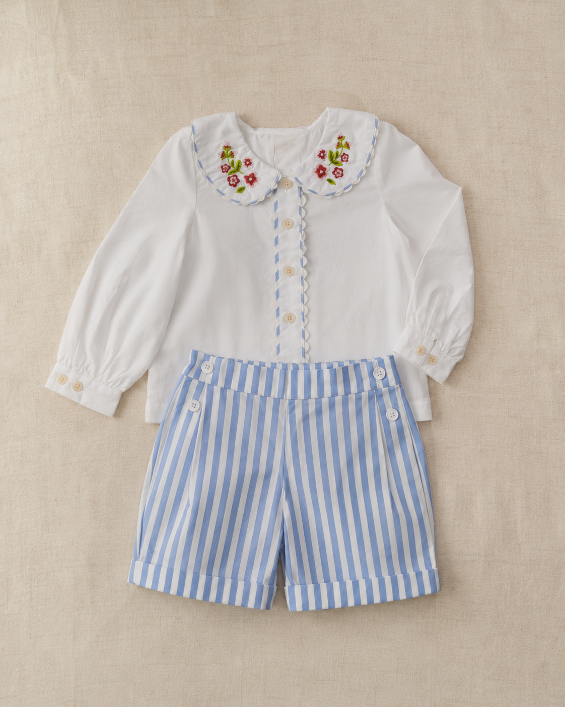 Holiday Set | Capri Blouse & Nice Shorts
