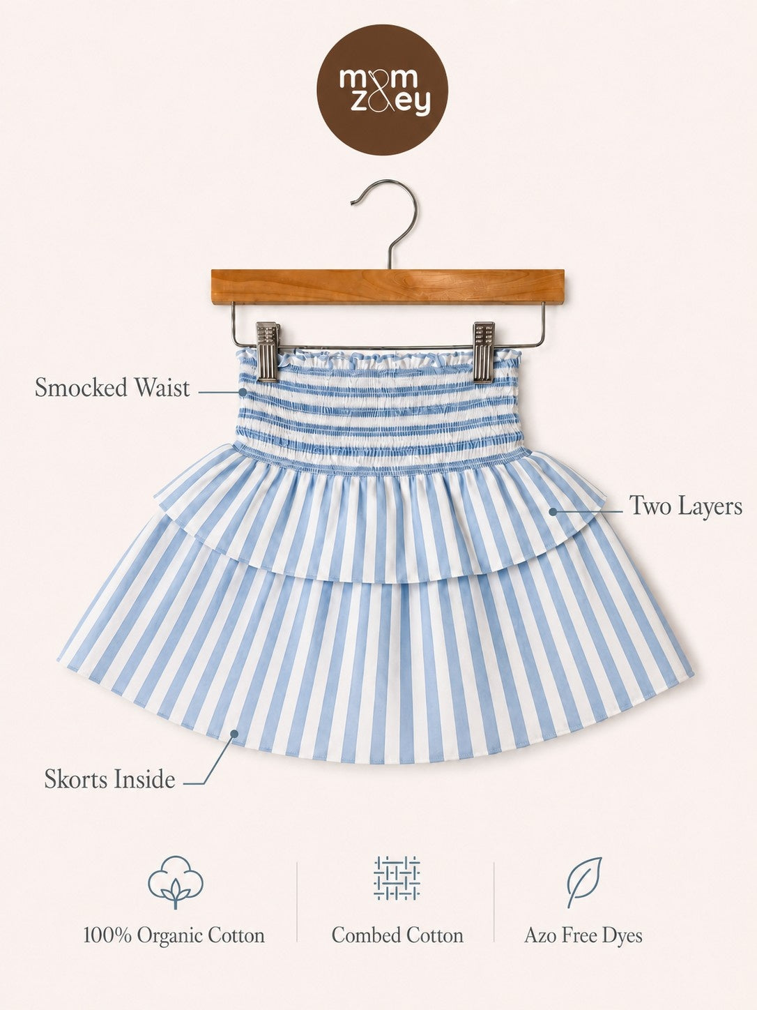 Amalfi Skort | Organic Cotton