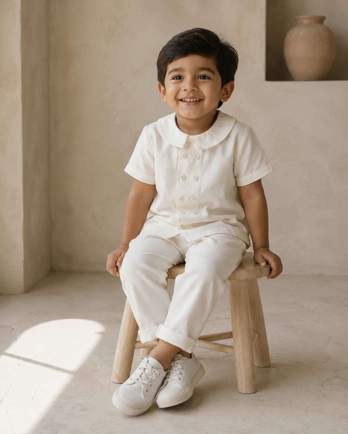 Grandparents' Visit Set | Oslo Shirt & Positano Pants
