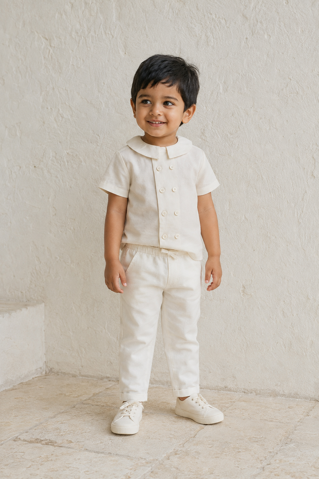 Grandparents' Visit Set | Oslo Shirt & Positano Pants
