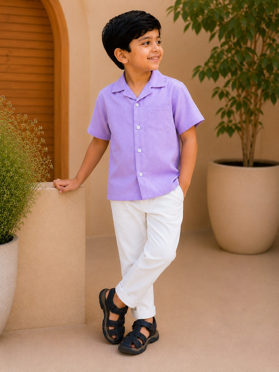 Evening Gathering Set | Milan Shirt & Positano Pants