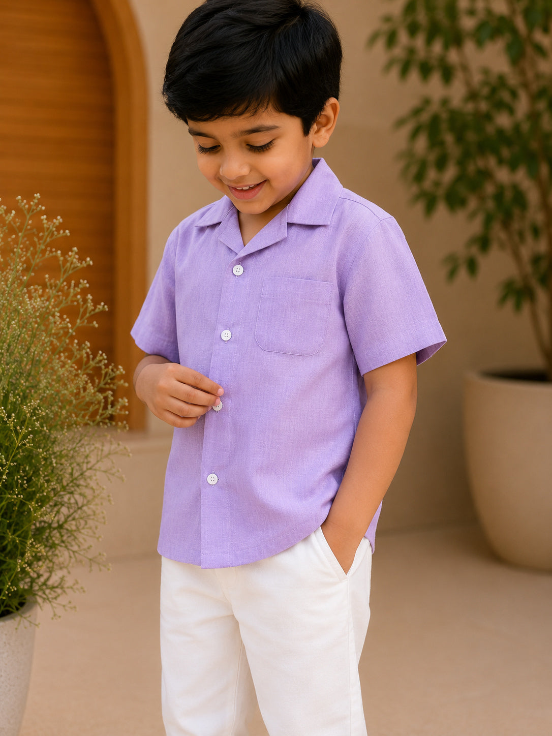 Evening Gathering Set | Milan Shirt & Positano Pants