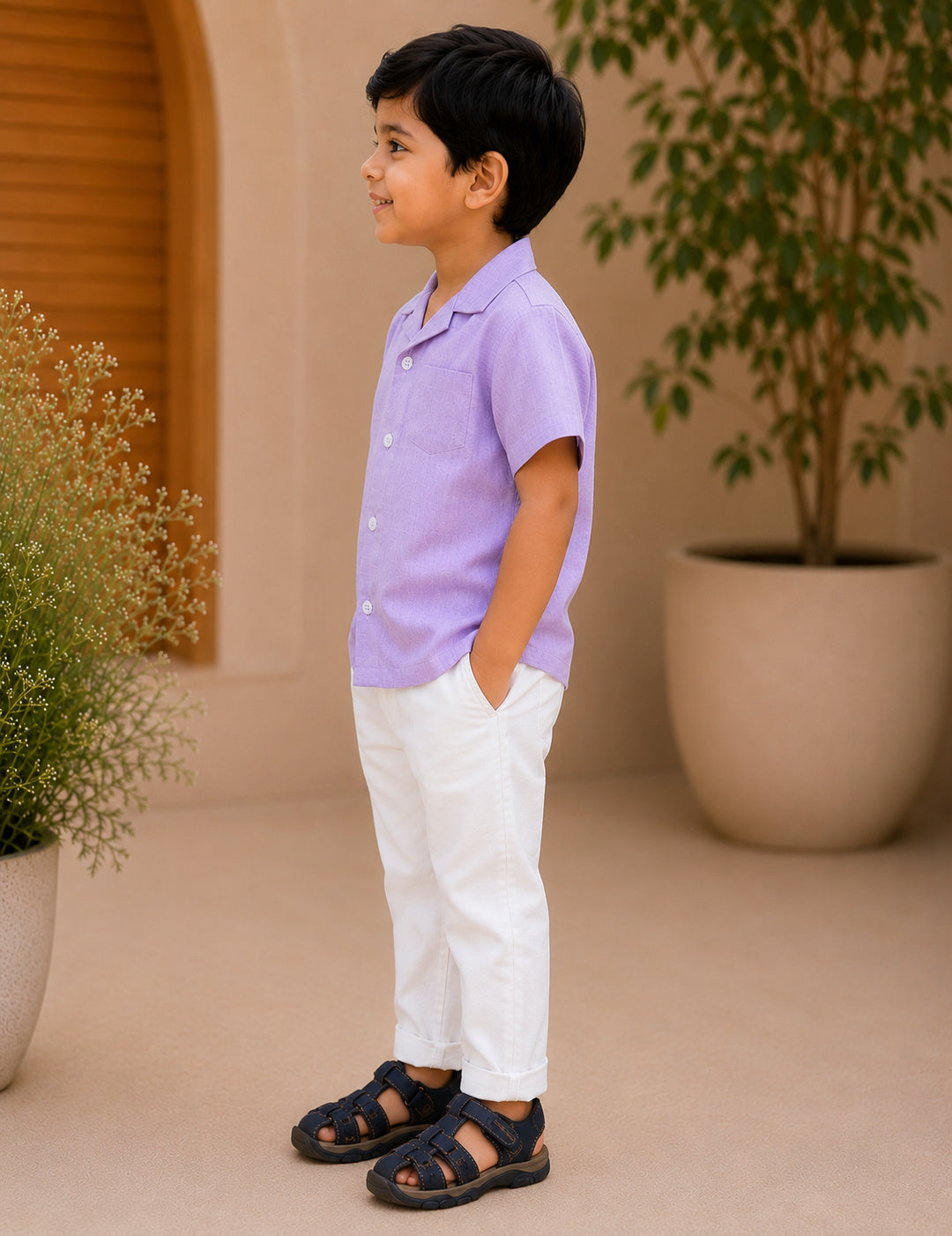Evening Gathering Set | Milan Shirt & Positano Pants