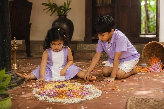 The pookalam, day nine